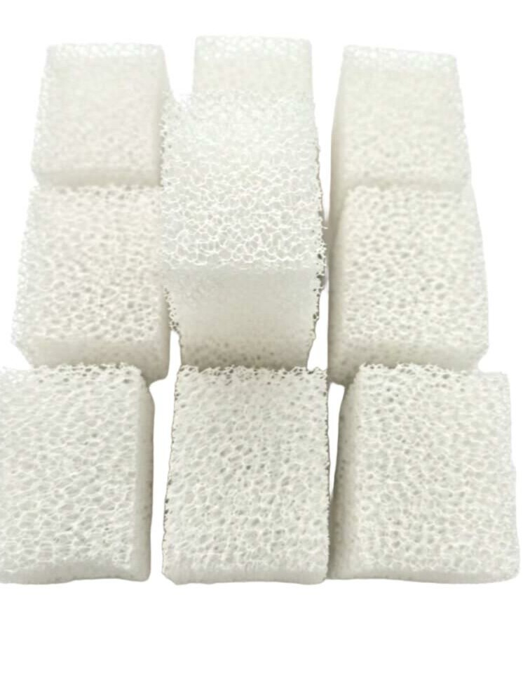białe gąbki filtrujące do fontanny na wodę 10-pack