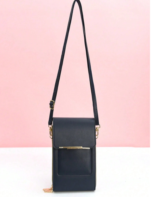 granatowa torebka zip 