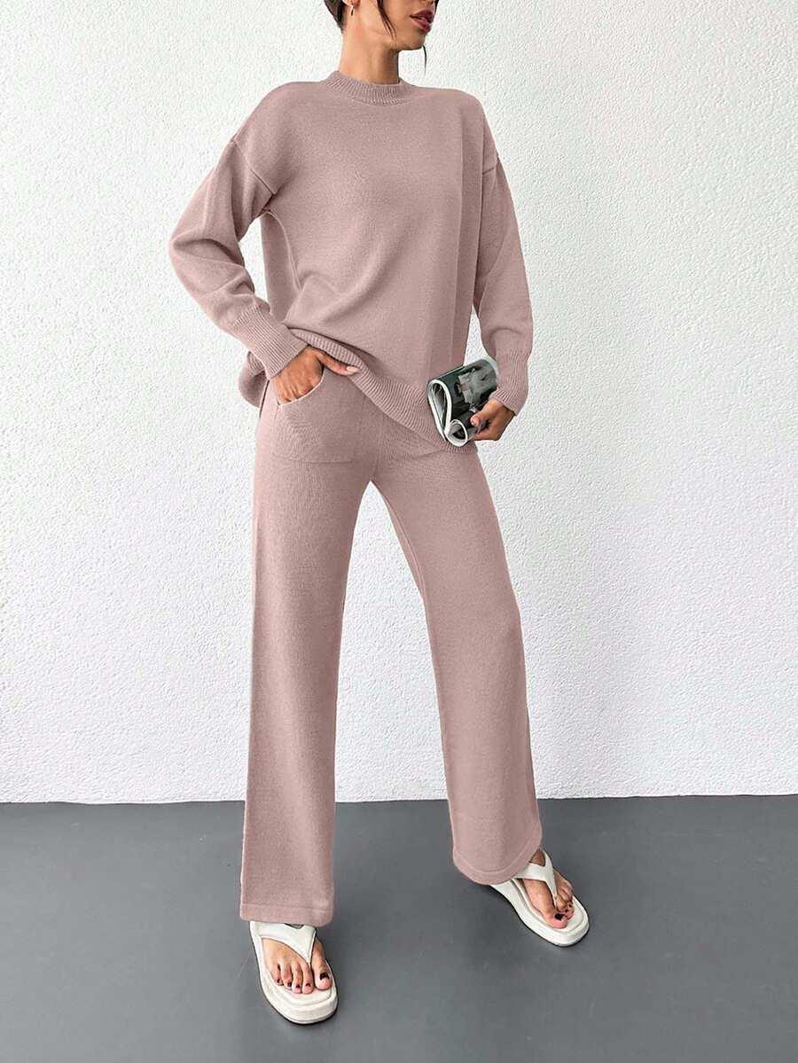 SWETER SPODNIE KOMPLET