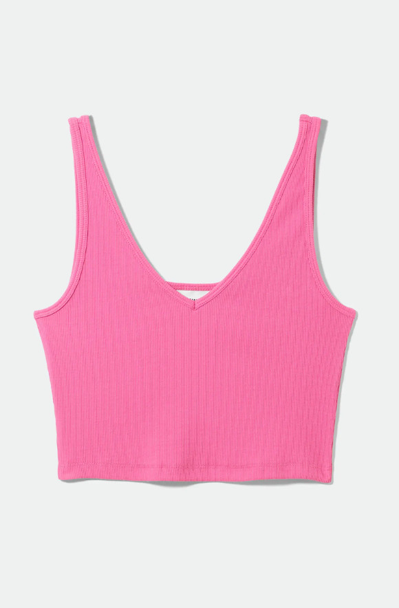 RÓŻOWY CROP TOP W PRĄŻKI