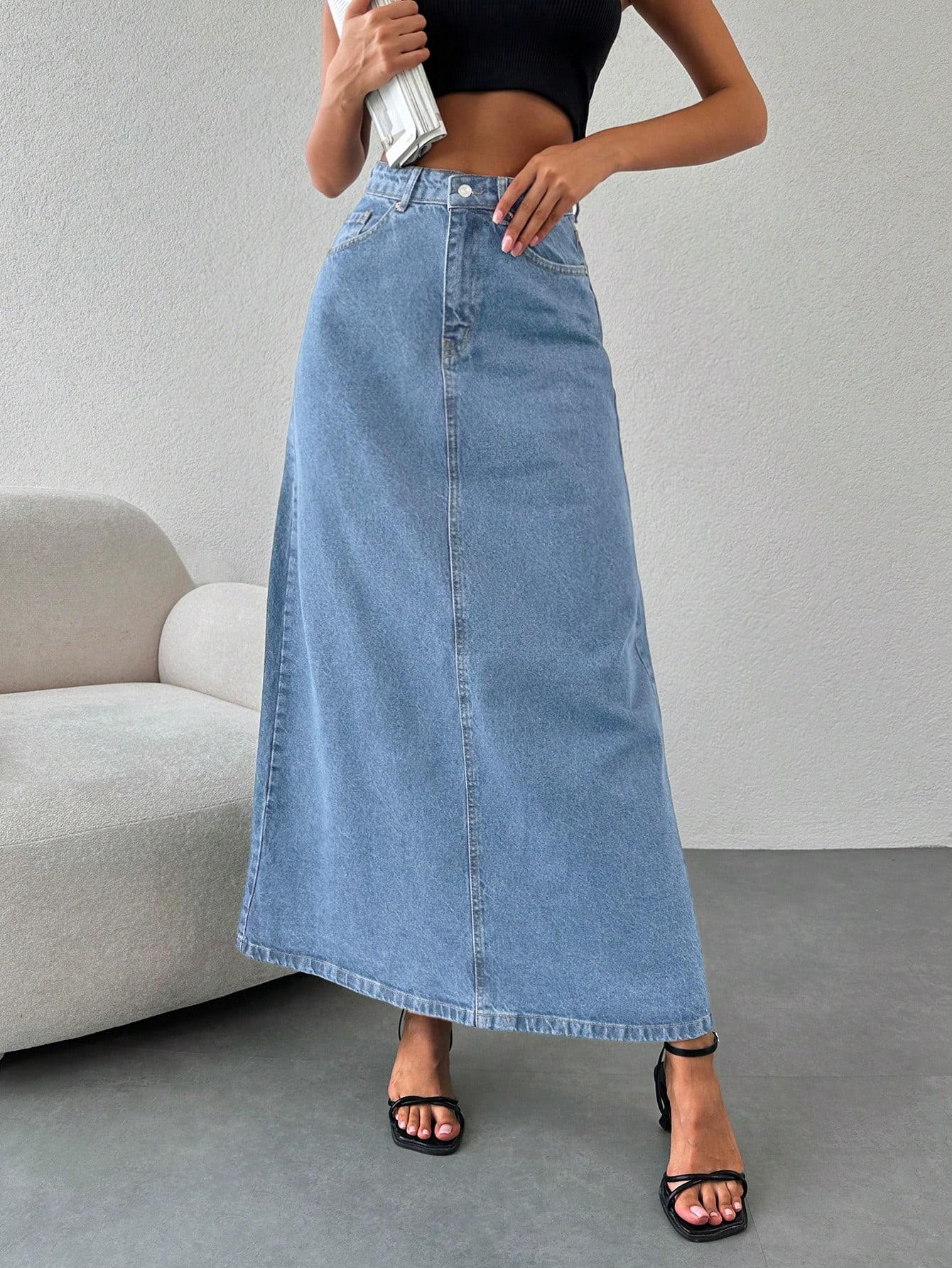MAXI SPÓDNICA JEANS