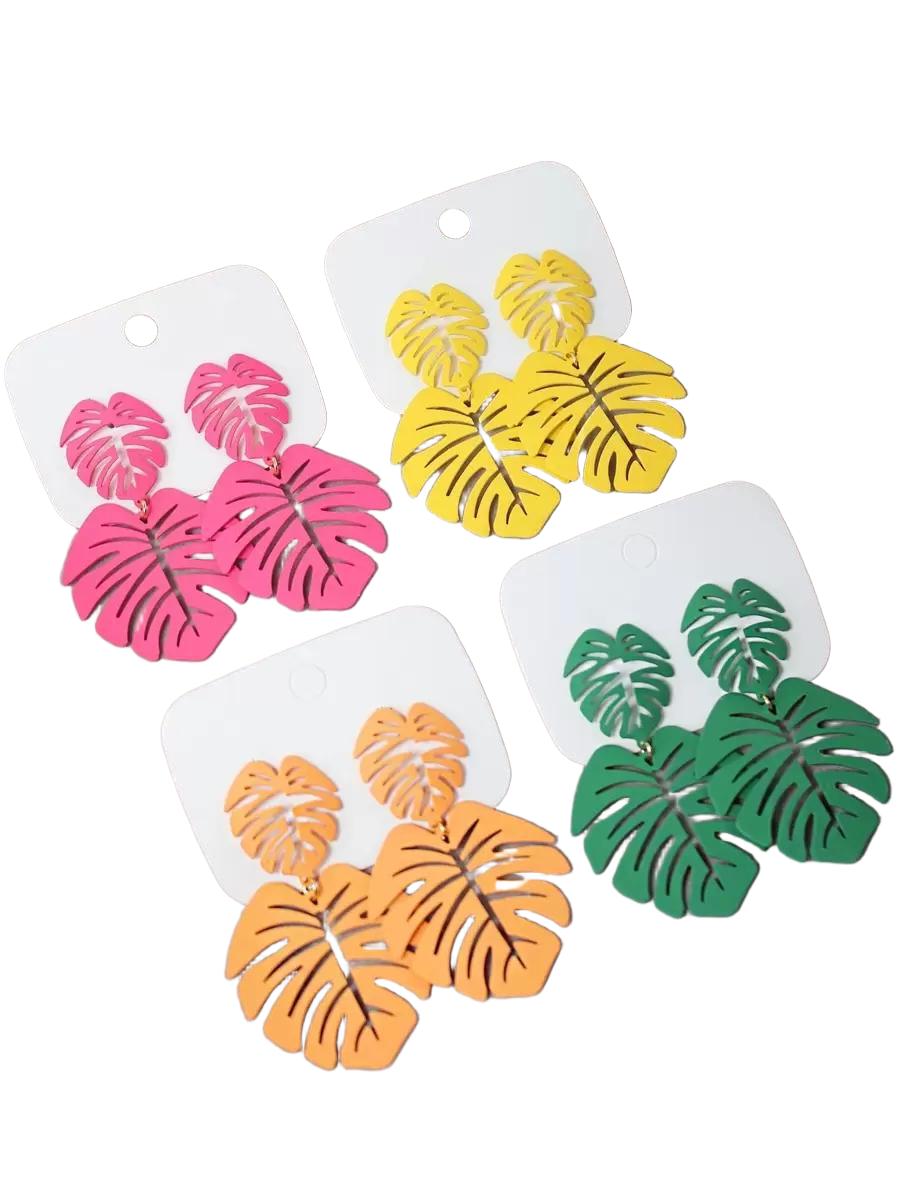 ZESTAW KOLOROWYCH KOLCZYKÓW 4-PACK