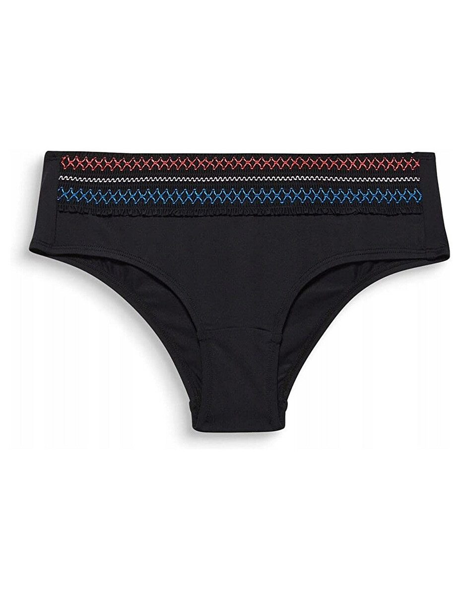 CZARNY DÓŁ OD BIKINI haft