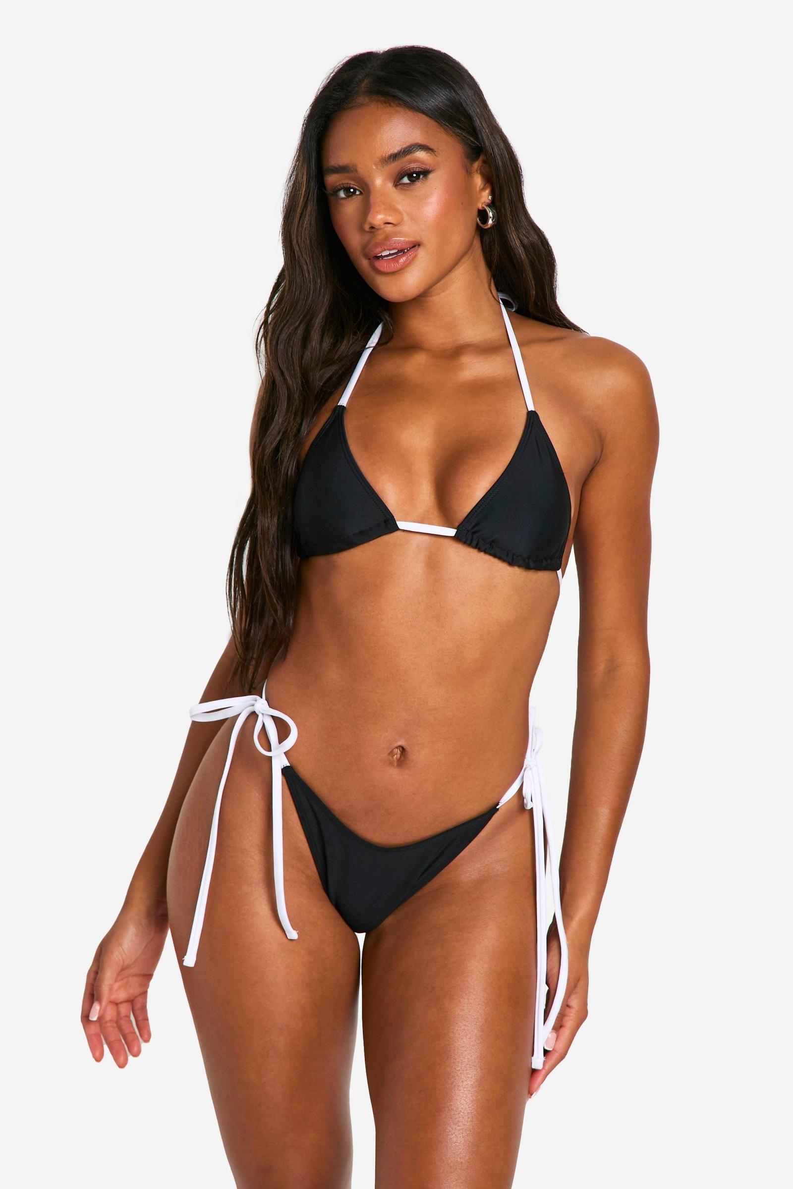 bikini komplet kontrast 