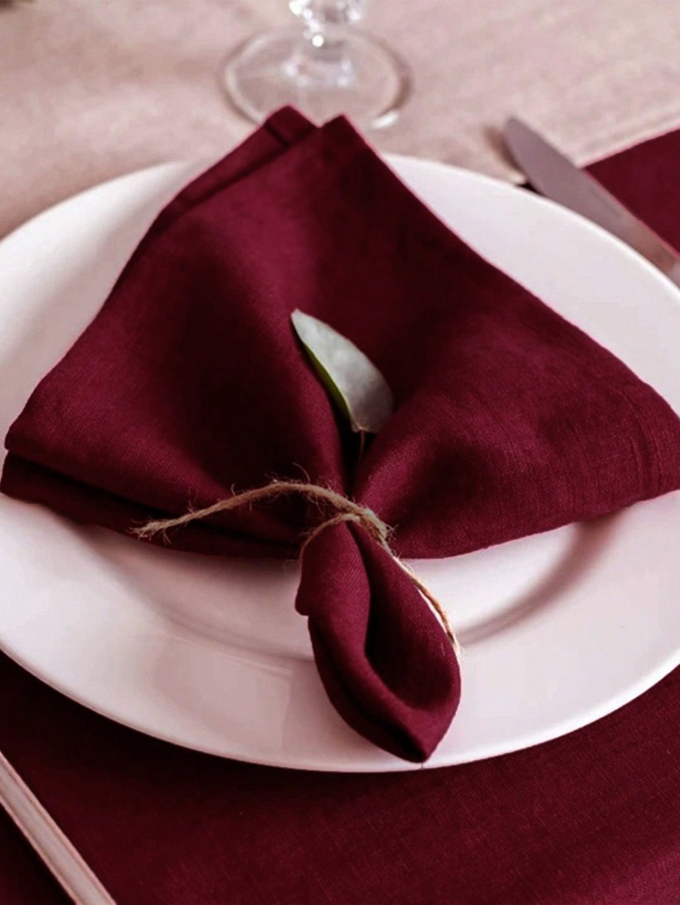 BORDOWA SERWETKA DEKORACYJNA