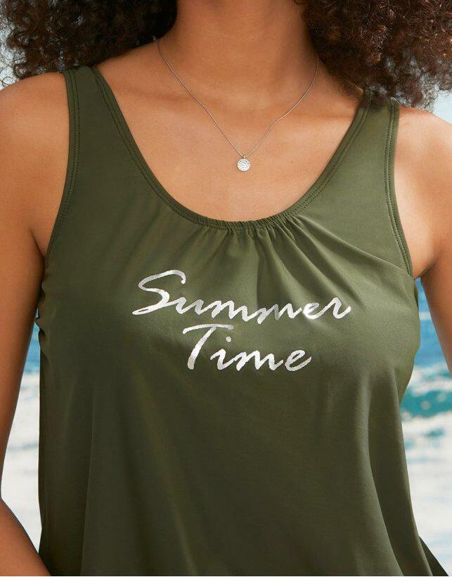 TANKINI DWUCZĘŚCIOWE Z NAPISEM