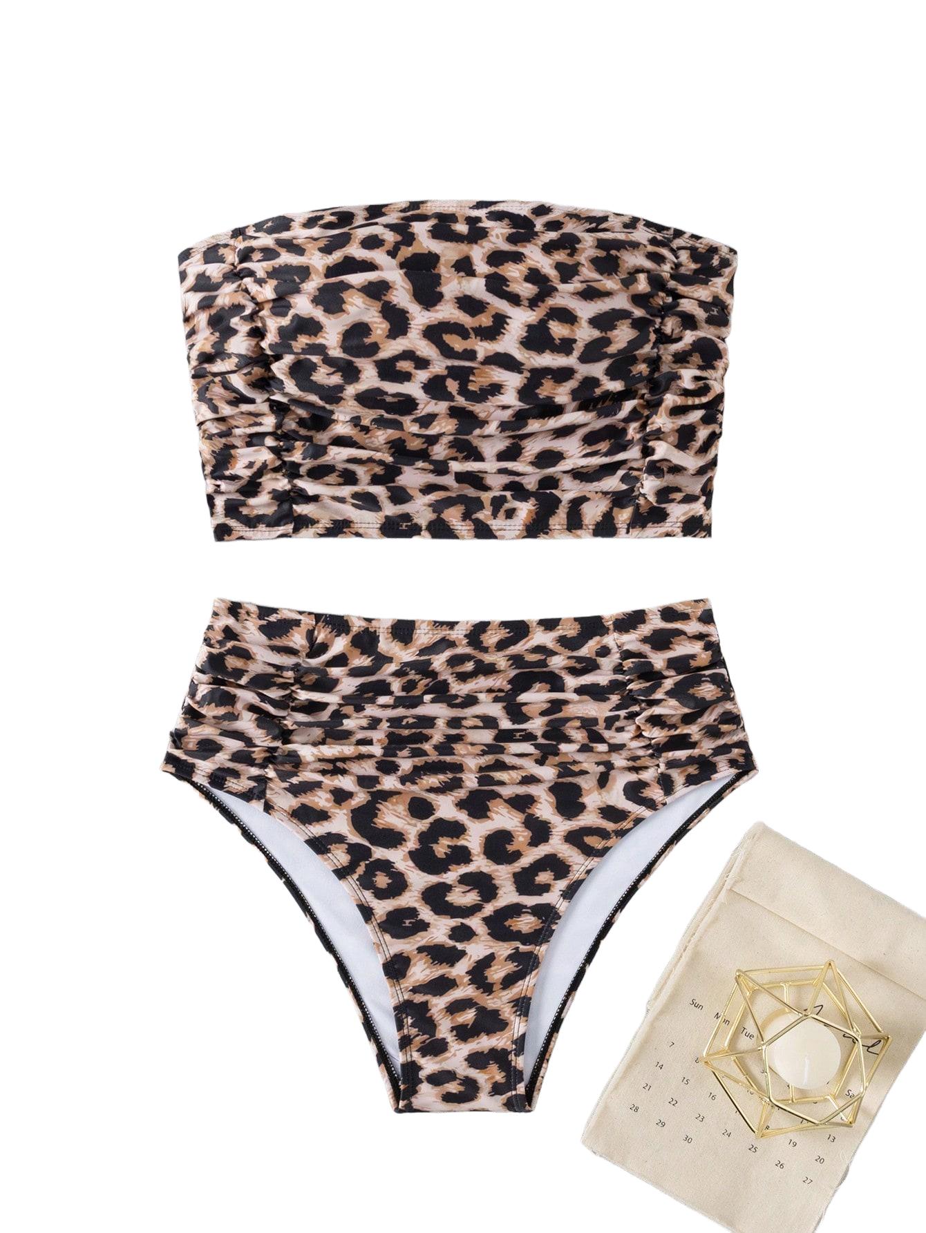 BIKINI W PANTERKĘ BANDEAU