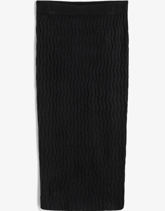 SPÓDNICA MIDI OŁÓWKOWA PLUS SIZE 