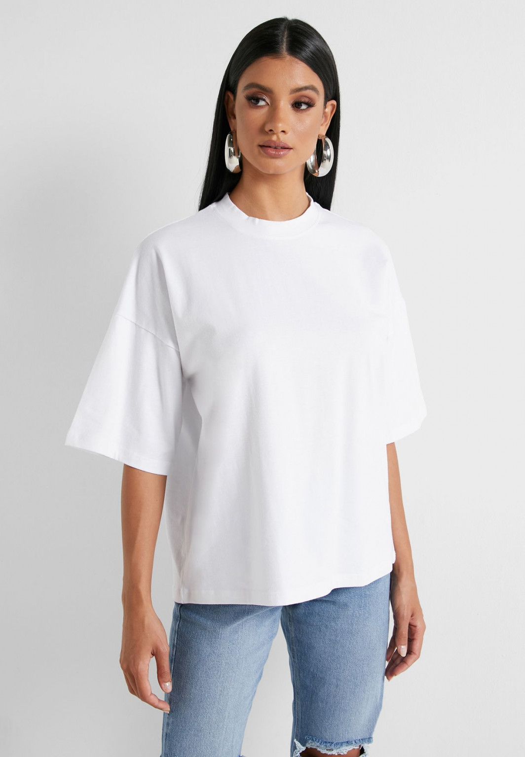 klasyczny luźny bawełniany T-SHIRT 2-PACK