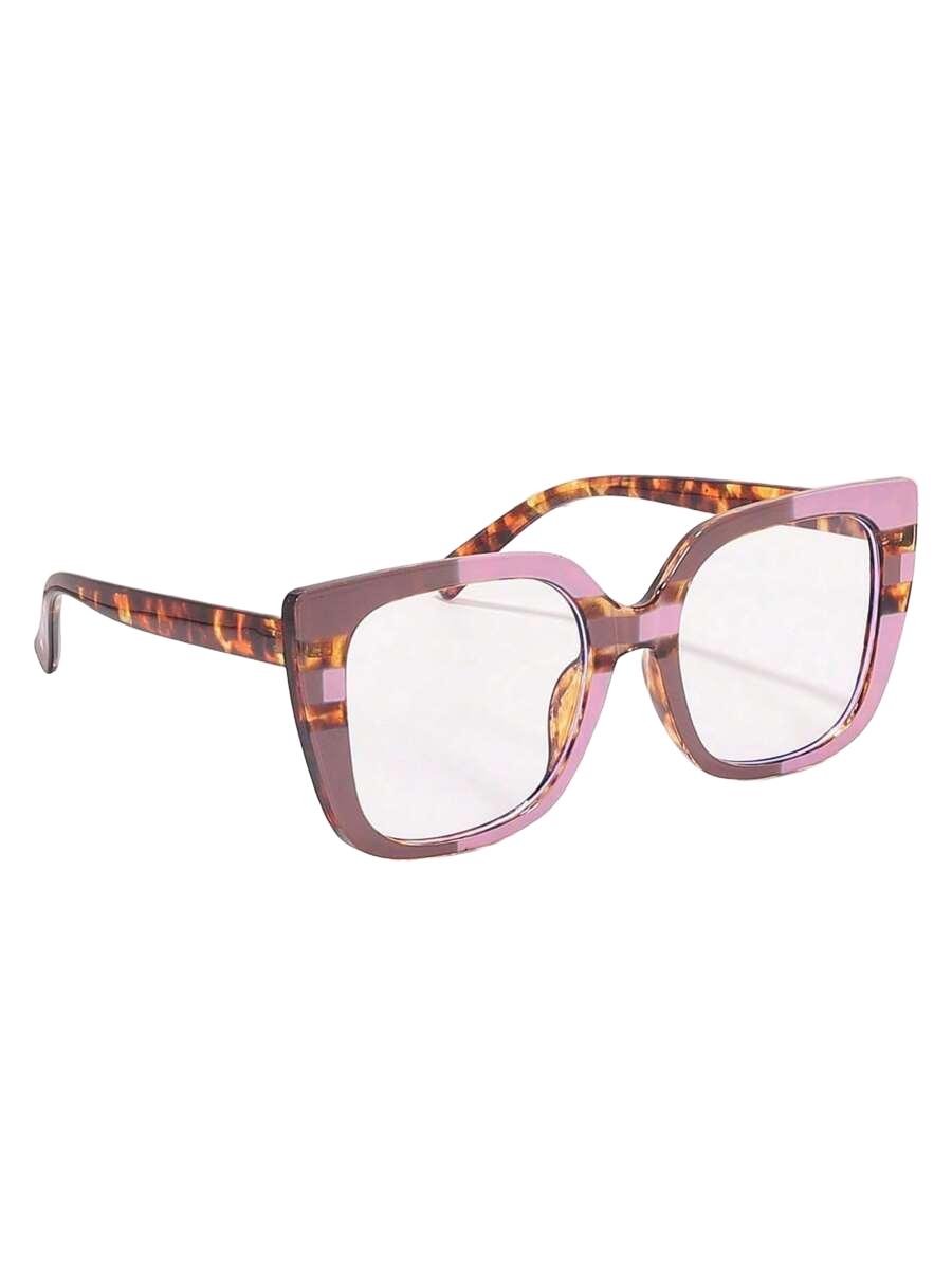 okulary zerówki animal print
