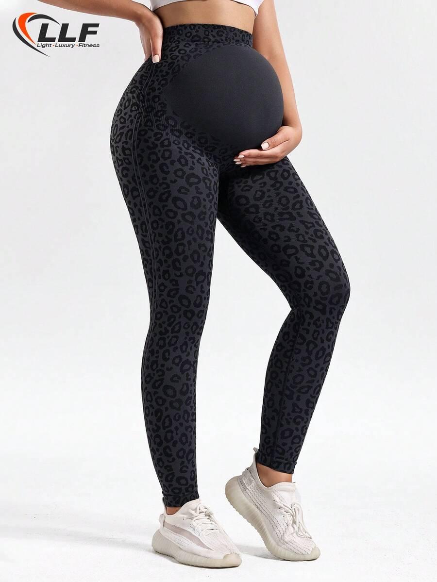 legginsy ciążowe print