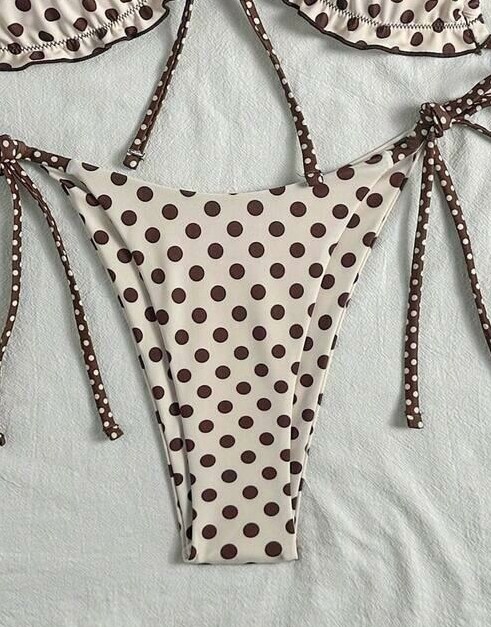 dół od bikini groszki
