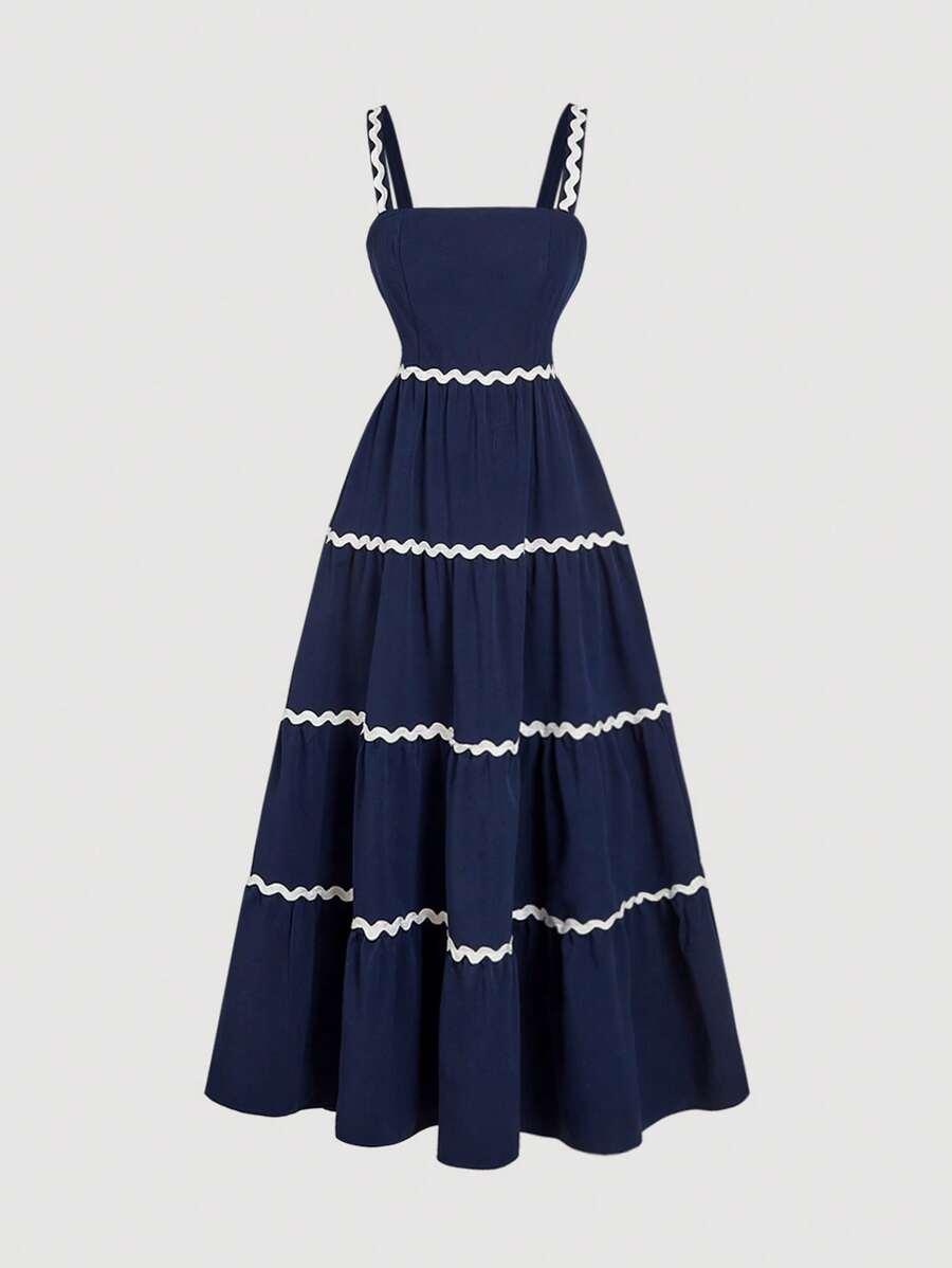 niebieska maxi sukienka 
