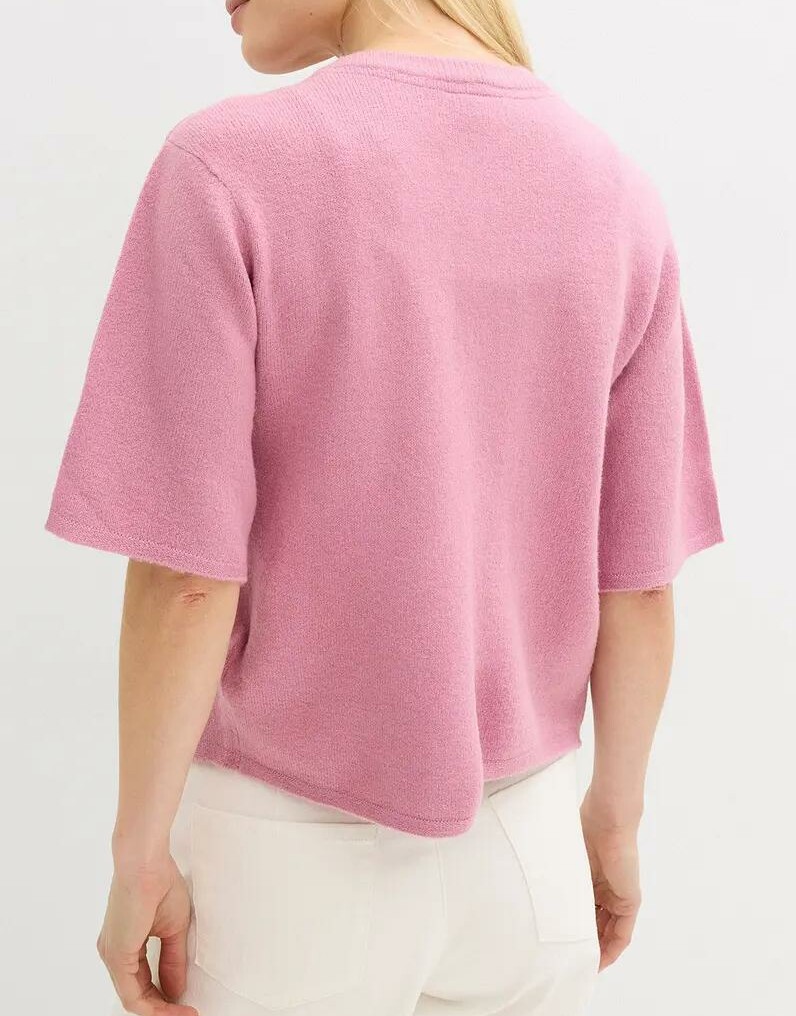 SWETER DAMSKI ROZPINANY Z WIĄZANYM DEKOLTEM
