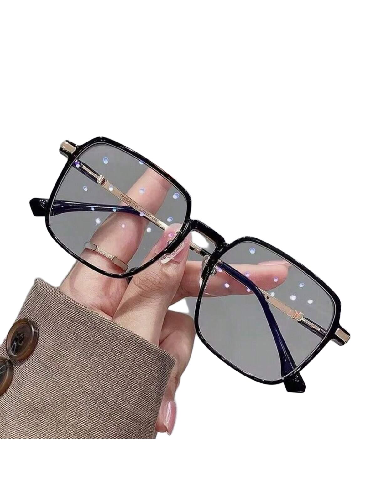 czarne okulary zerówki