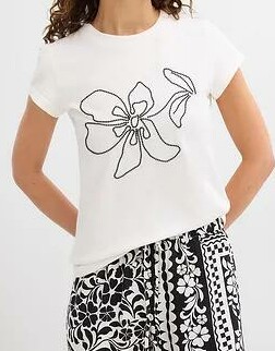 T-SHIRT DAMSKI OKRĄGŁY DEKOLT BAWEŁNA