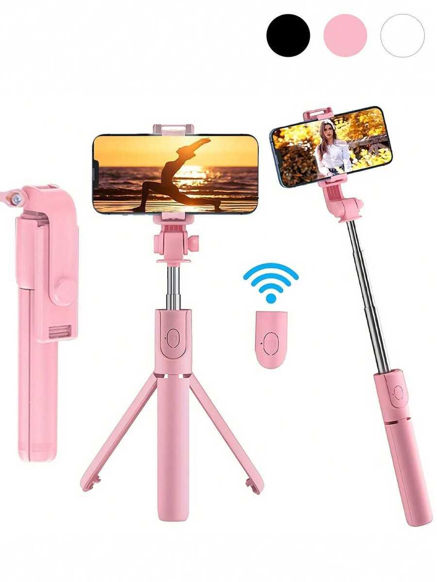 różowy selfie stick