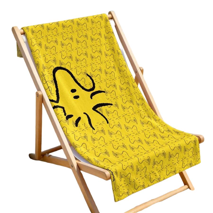 żółty ręcznik print