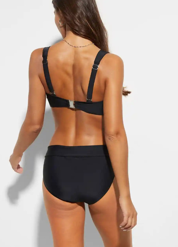 CZARNY GŁADKI DÓŁ OD BIKINI