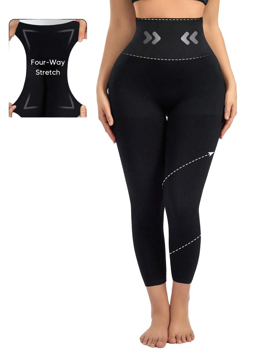 CZARNE LEGGINSY WYSOKI STAN