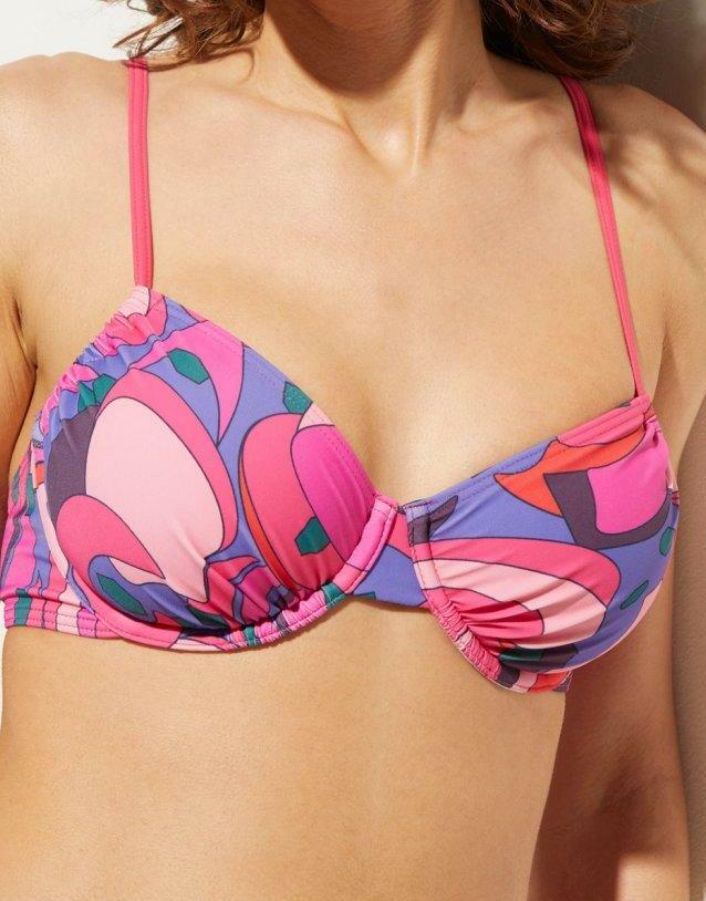 GÓRA OD BIKINI Z WZOREM