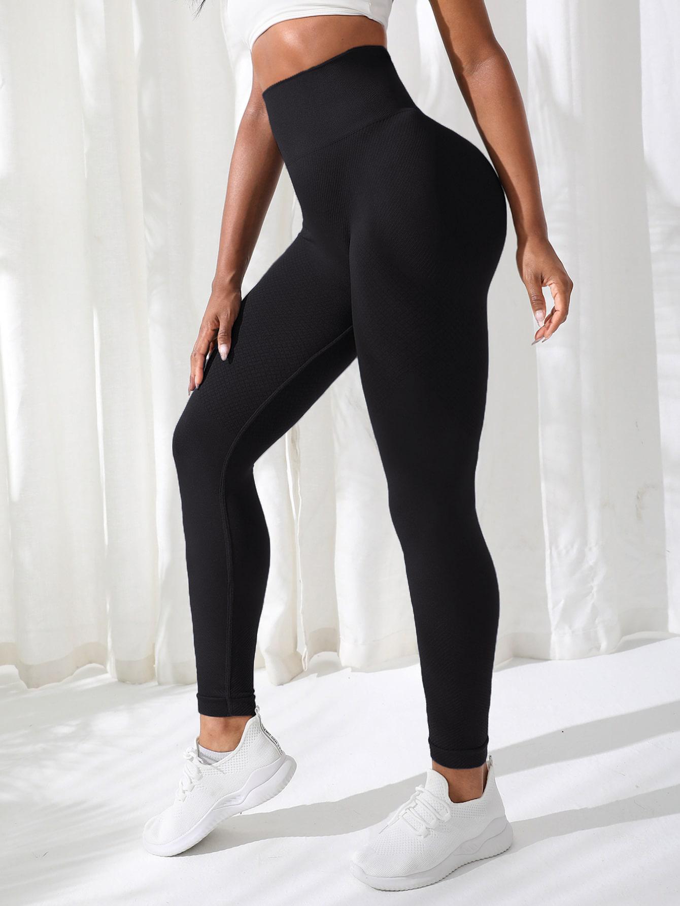CZARNE LEGGINSY SPORTOWE WYSOKI STAN