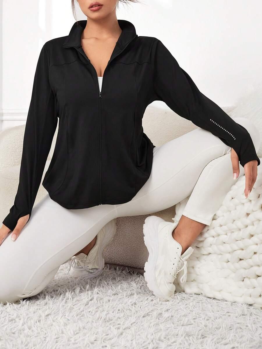 CZARNA BLUZA ZAMEK