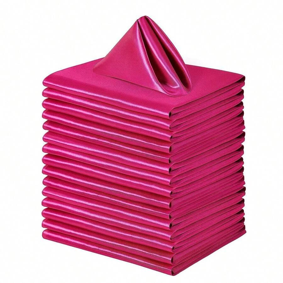 różowe serwetki 4-pack