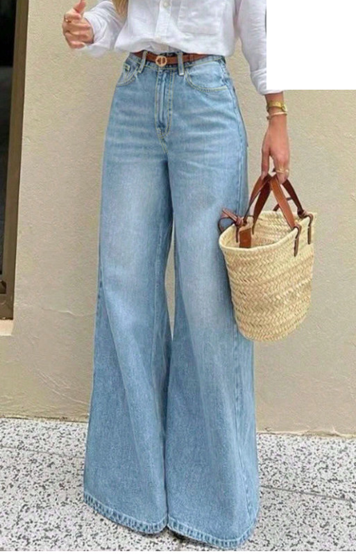 NIEBIESKIE SPODNIE JEANS