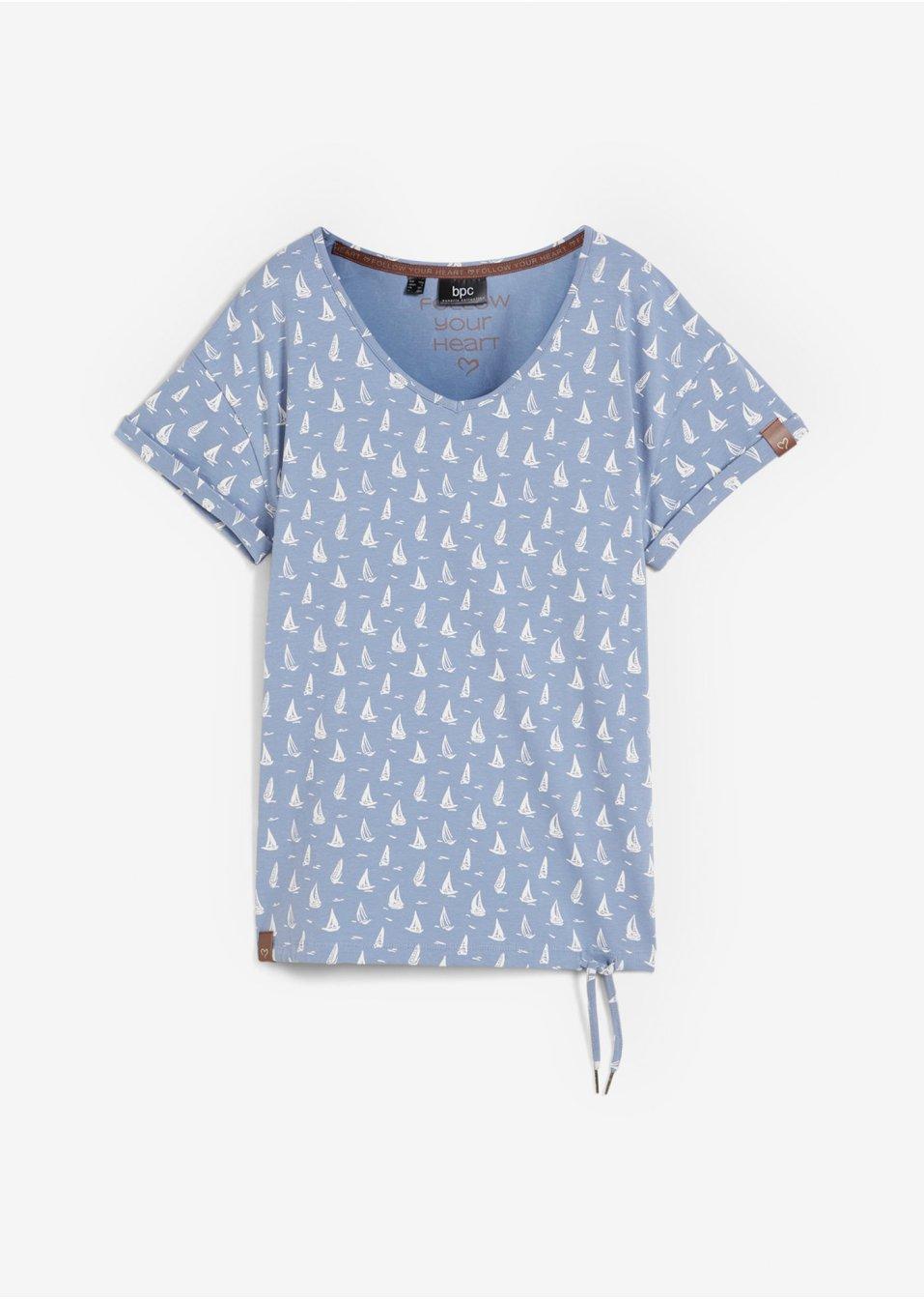 T-SHIRT DAMSKI PLUS SIZE Z NADRUKIEM