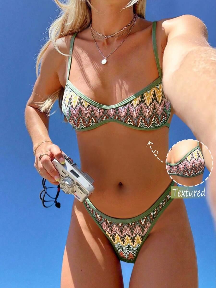 góra od bikini wzór