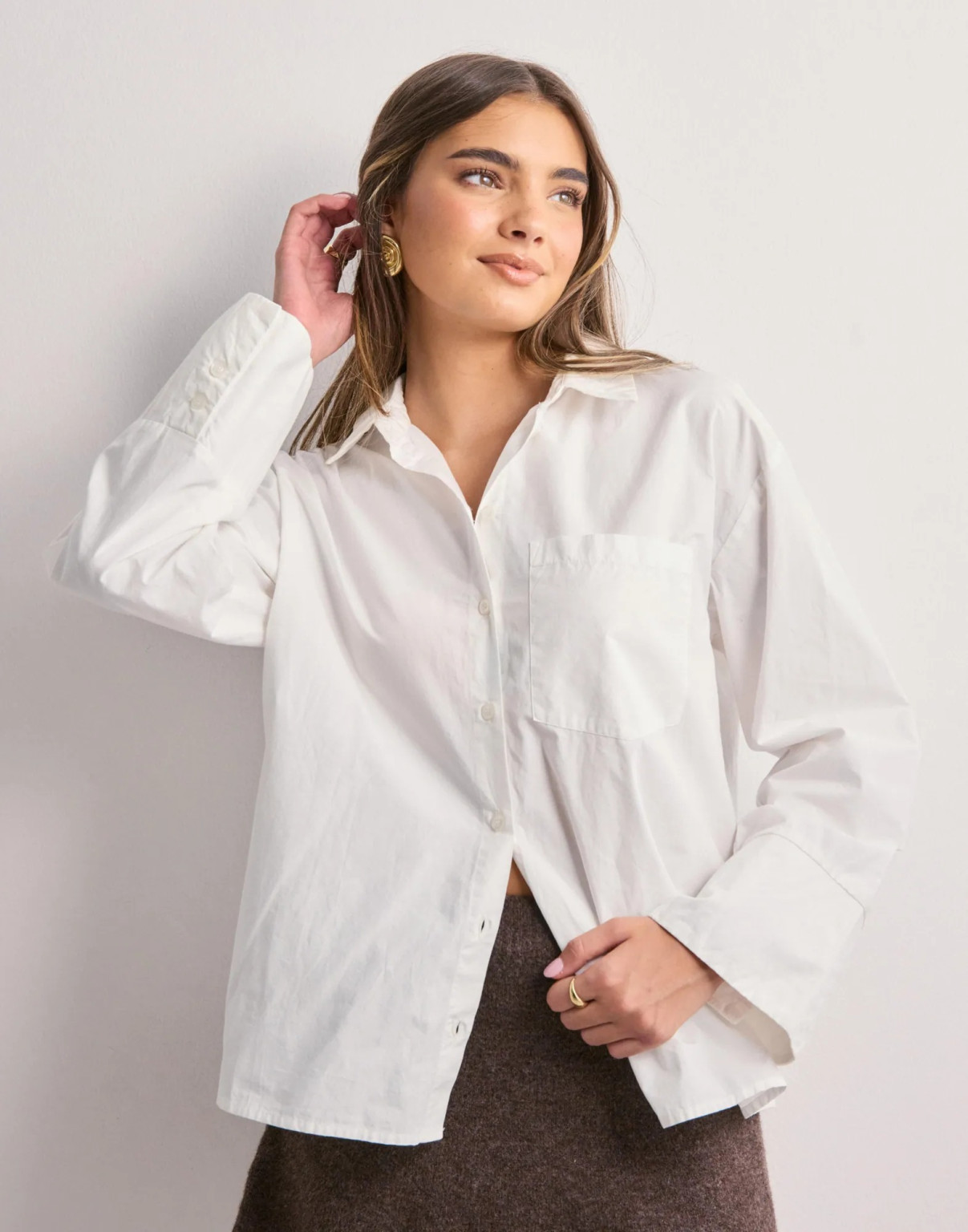 BIAŁA KOSZULA OVERSIZE