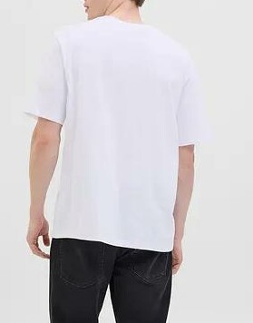 T-SHIRT MĘSKI BAWEŁNIANY Z NAPISEM