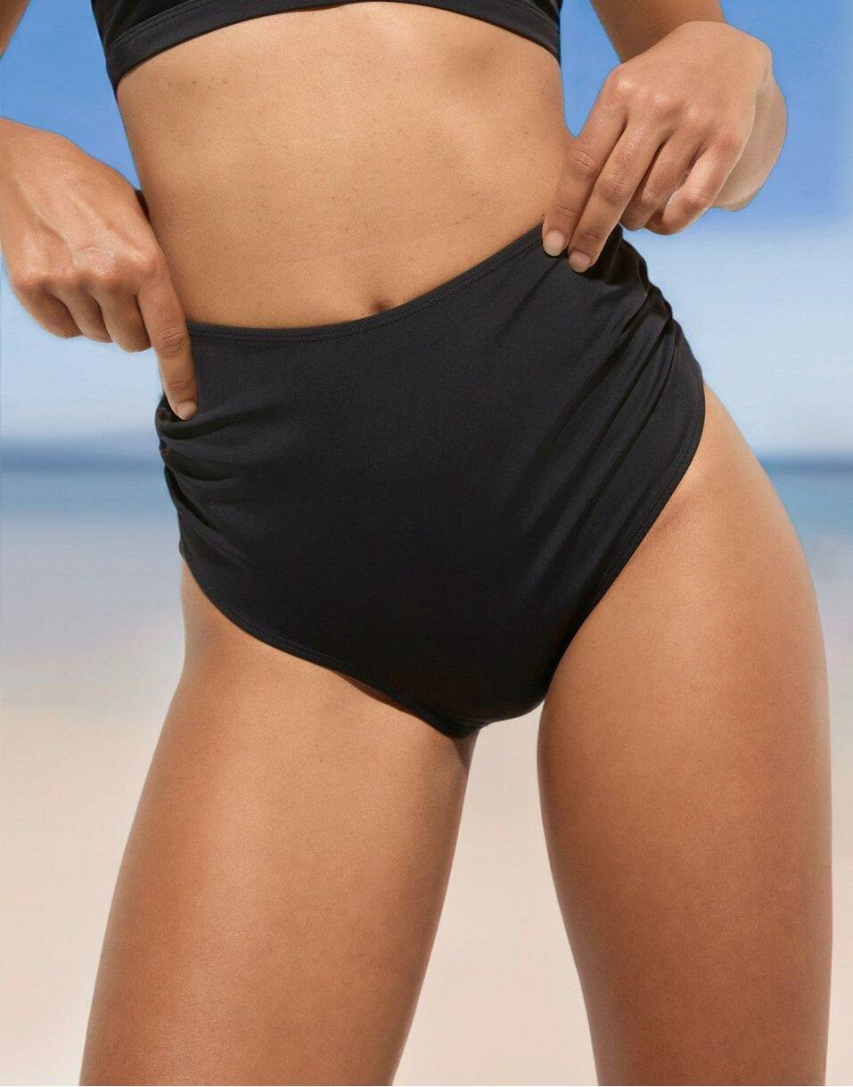 CZARNY Dół od bikini
