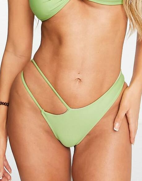 zielony dół od bikini