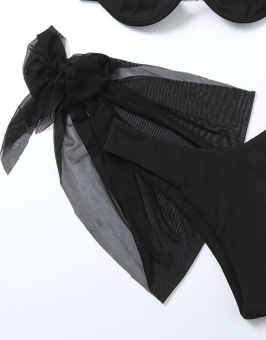 czarna spódniczka sarong