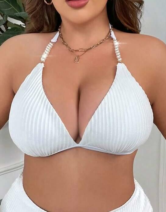 biała GÓRA OD BIKINI 