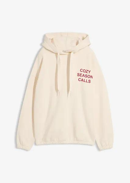 BLUZA BAWEŁNIANA Z NADRUKIEM