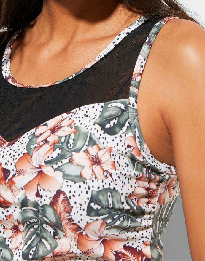 TANKINI TOP ZE WZOREM