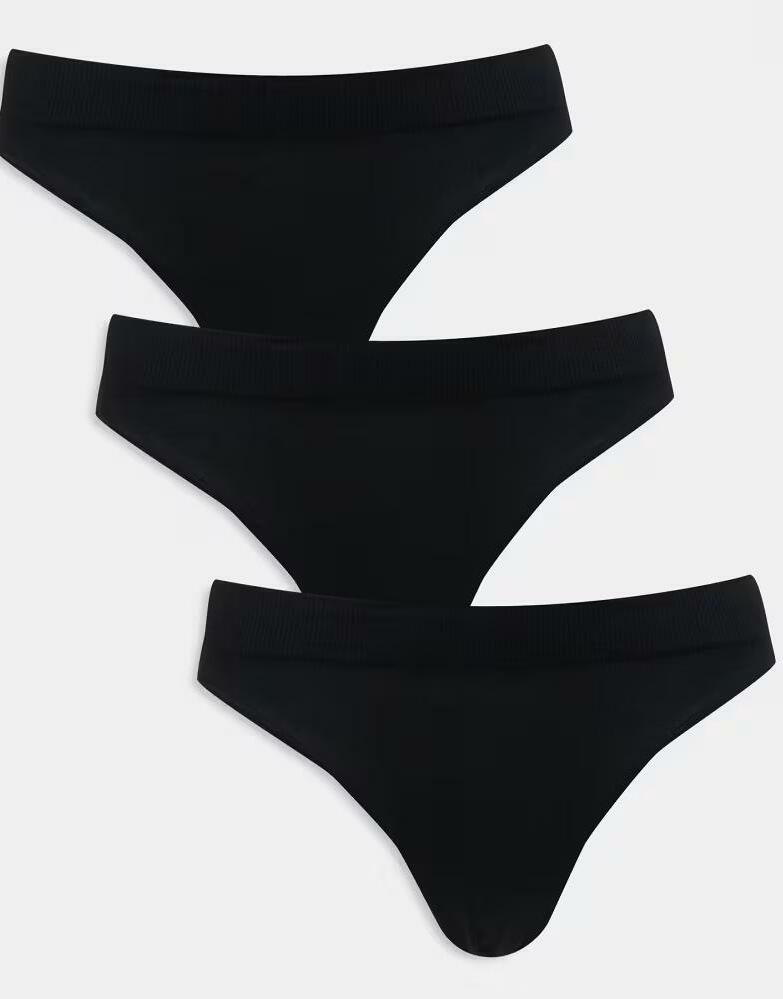 CZARNE MAJTKI FIGI 3-PACK
