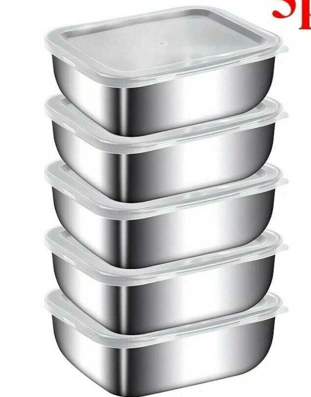 POJEMNIKI DO PRZECHOWYWANIA żywności 5-pack