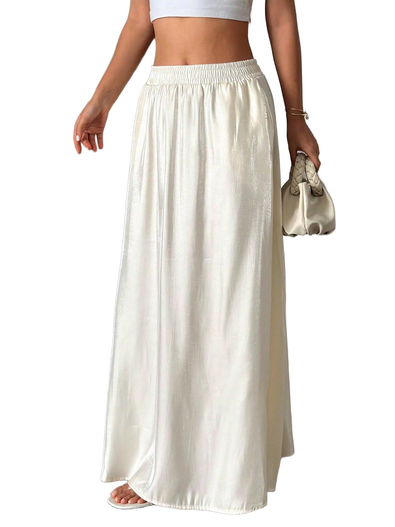 SPÓDNICA MAXI PROSTA 