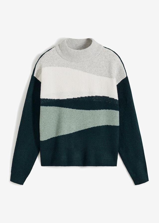 SWETER Z PÓŁGOLFEM