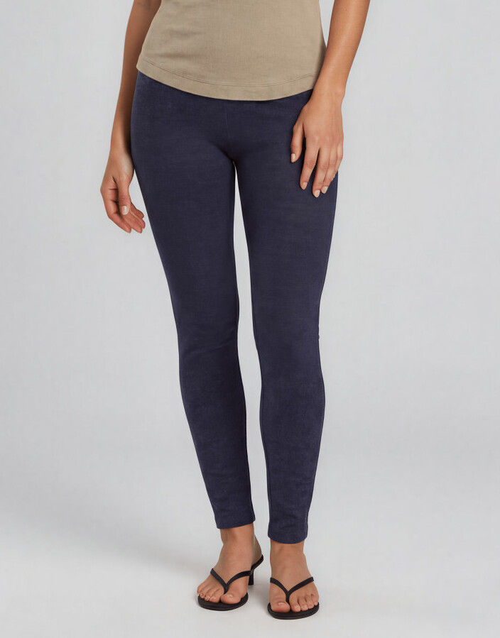 ocieplane legginsy imitacja jeansu
