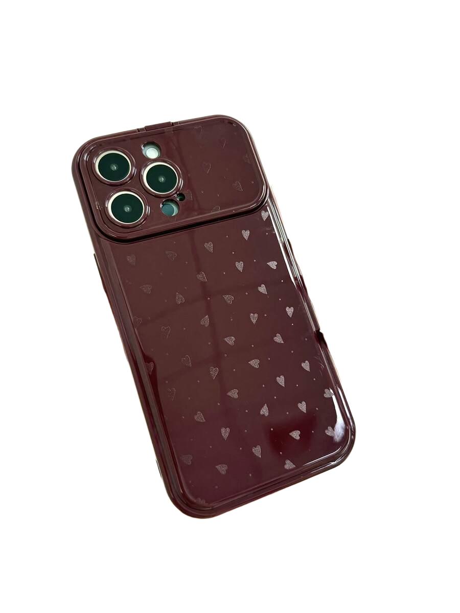 bordowe etui na telefon iphone 17 pro