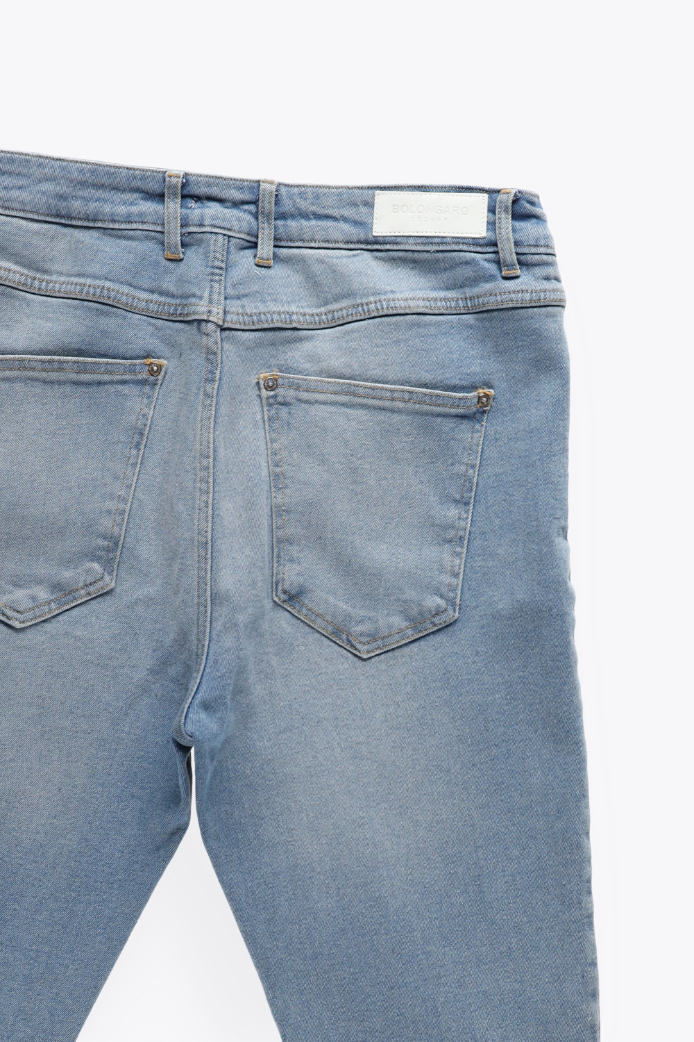 spodnie ripped jeans guziki przetarcia dziury