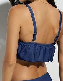 GÓRA OD BIKINI Z FALBANKĄ
