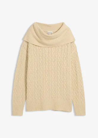 SWETER Z KOŁNIERZEM