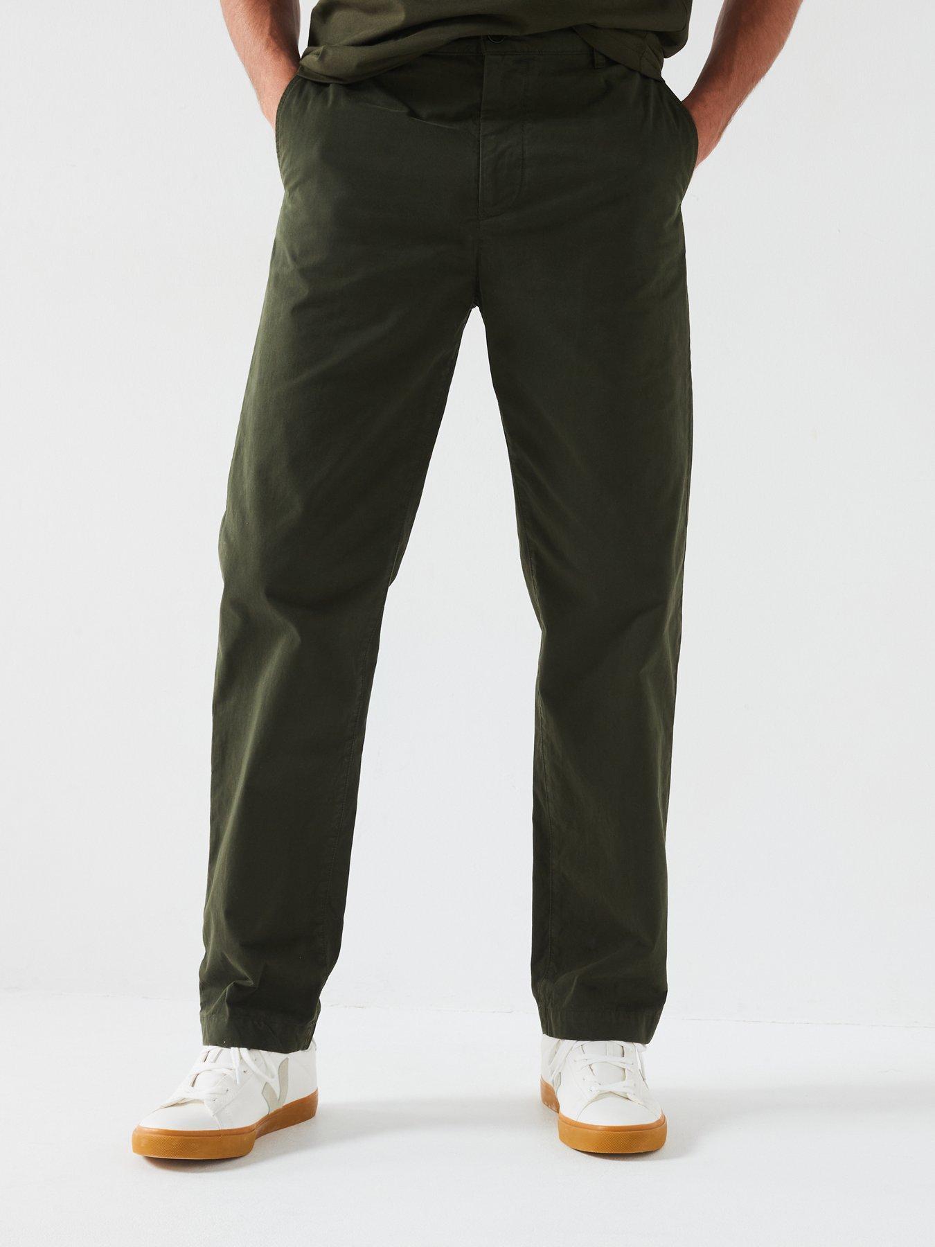 BELSTAFF SPODNIE MĘSKIE CHINO BAWEŁNA 