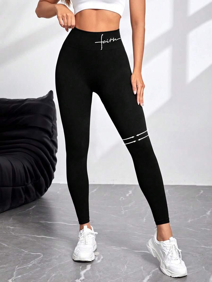 CZARNE KLASYCZNE LEGGINSY 